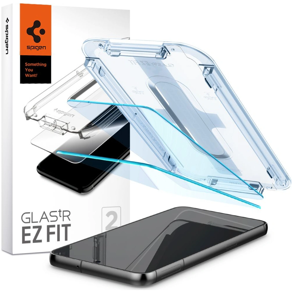 Szkło hartowane Spigen GLAS.tR ez Fit Samsung Galaxy S23+ Plus Clear [2 PACK]