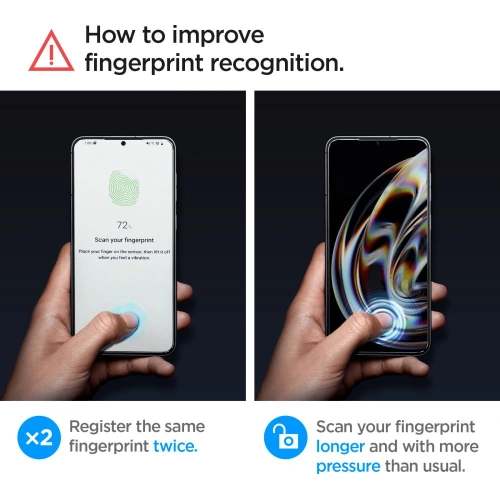 Buy Spigen GLAS.tR ez Fit Samsung Galaxy S23+ Plus Clear [2 PACK] - SPN2710 - {ean13} - Home Screen Store Europe