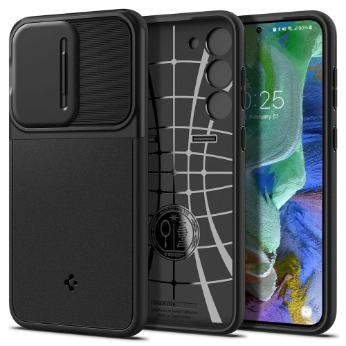 Kup Case Spigen Optik Armor Samsung Galaxy S23+ Plus Schwarz - SPN2712 - {ean13} - Sklep Home Screen
