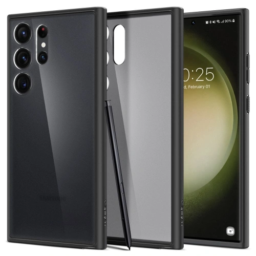 Kup Etui Spigen Ultra Hybrid Samsung Galaxy S23 Ultra Frost Black - SPN2713 - {ean13} - Sklep Home Screen