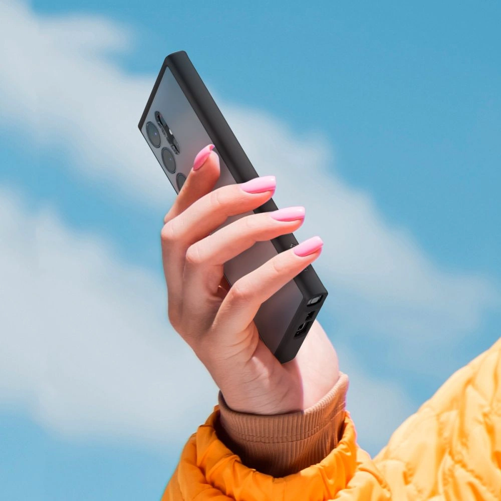 Etui Spigen Ultra Hybrid Samsung Galaxy S23 Ultra Frost Black