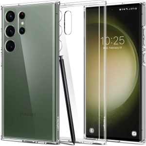 Kup Etui Spigen Ultra Hybrid Samsung Galaxy S23 Ultra Crystal Clear - SPN2714 - {ean13} - Sklep Home Screen