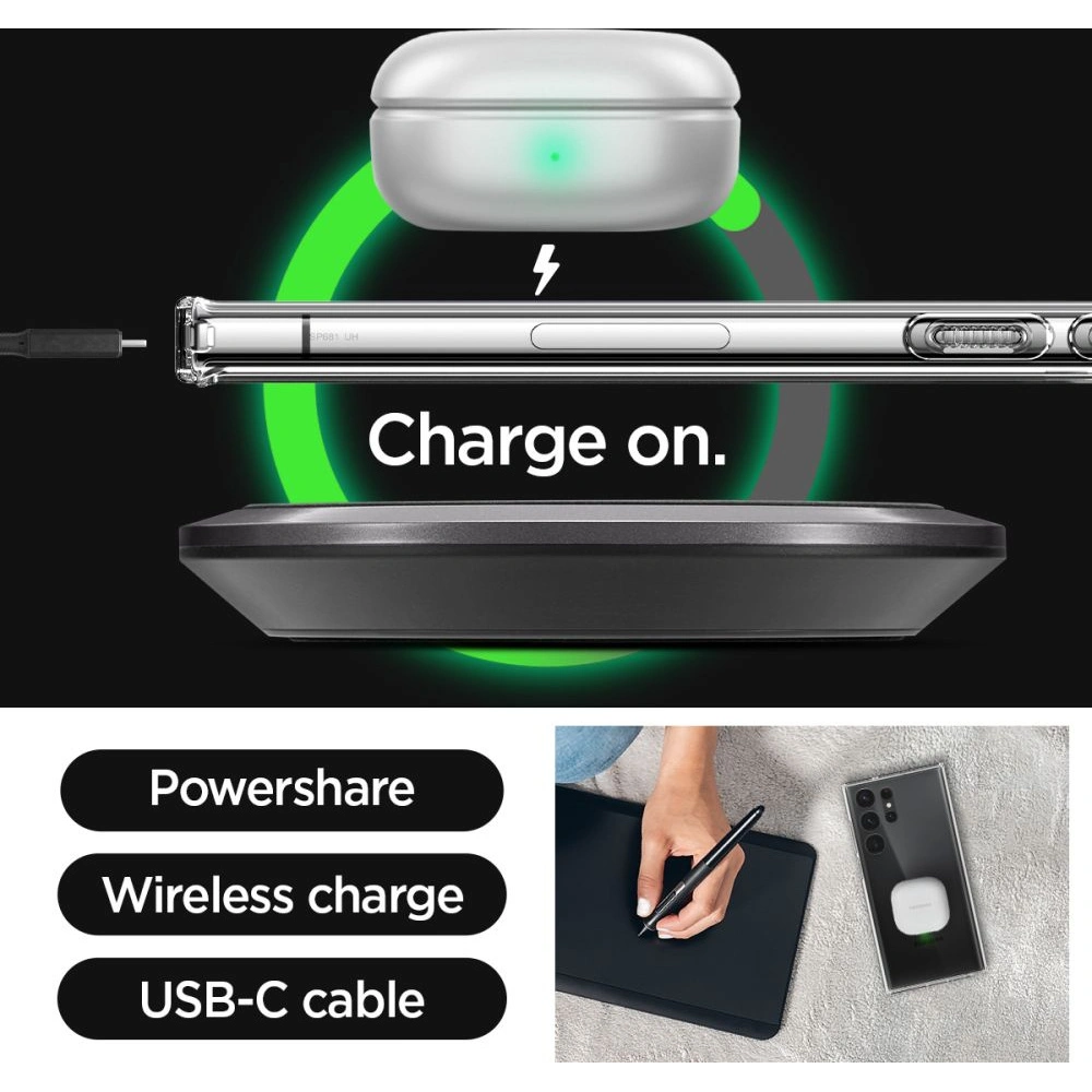 Etui Spigen Ultra Hybrid Samsung Galaxy S23 Ultra Crystal Clear