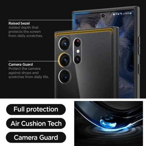 Kup Etui Spigen Ultra Hybrid Samsung Galaxy S23 Ultra Matt Fekete - SPN2715 - {ean13} - Sklep Home Screen