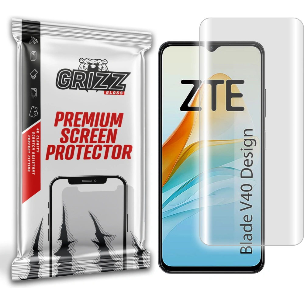 Folia hydrożelowa GrizzGlass Hydrofilm do ZTE Blade V40 Design