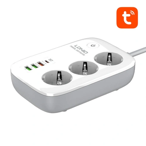 Kup Intelligente WLAN-Steckdosenleiste LDNIO SEW3452, Tuya (weiß) - LDN23 - {ean13} - Sklep Home Screen