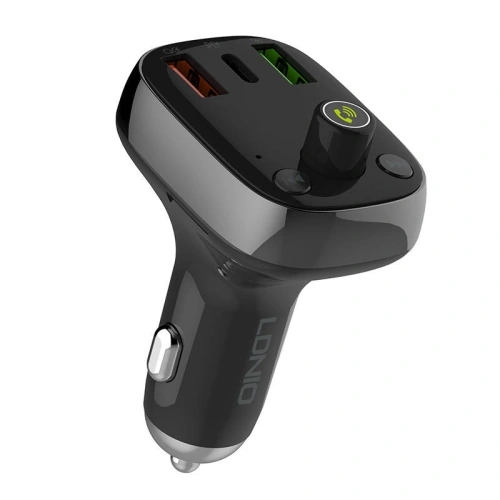 Kup Transmitter FM LDNIO C704Q s Bluetooth, 2x USB + USB-C, microSD / TF (černý) - LDN27 - {ean13} - Sklep Home Screen