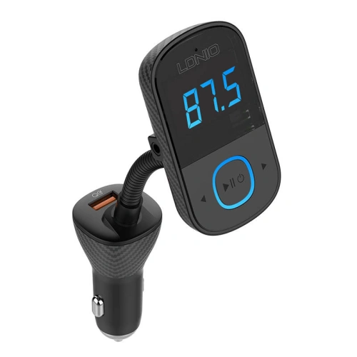 Kup FM transmitter LDNIO C705Q Bluetooth-tal, 2x USB + USB-C (fekete) - LDN28 - {ean13} - Sklep Home Screen