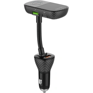 Kup Transmiter FM LDNIO C705Q z Bluetooth, 2x USB + USB-C (czarny) - LDN28 - {ean13} - Sklep Home Screen