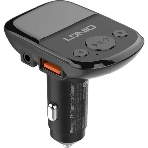 Kup Transmiter FM LDNIO C706Q z Bluetooth, 2x USB, AUX (czarny) - LDN29 - {ean13} - Sklep Home Screen