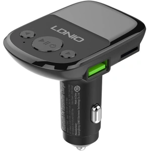 Kup Transmiter FM LDNIO C706Q z Bluetooth, 2x USB, AUX (czarny) - LDN29 - {ean13} - Sklep Home Screen