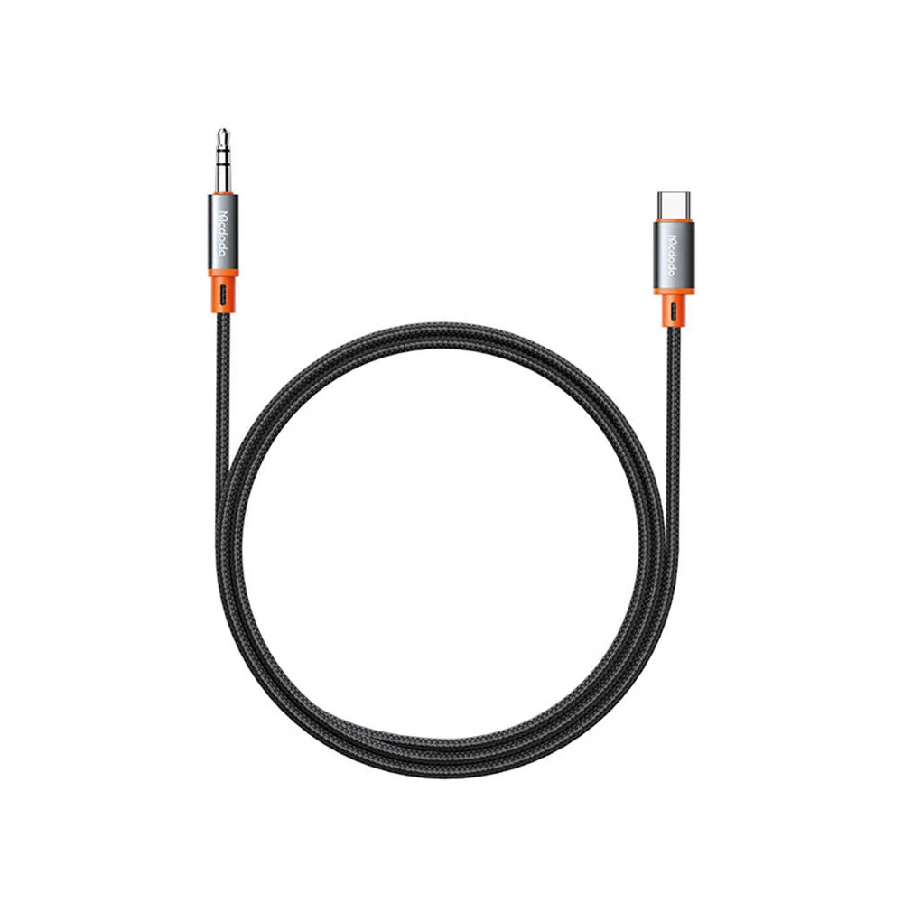 Kabel Mcdodo CA-0820 USB-C/mini jack 3.5mmm AUX, 1.2m (czarny)