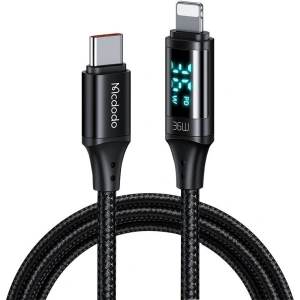 Kabel Mcdodo CA-1030 USB-C/Lightning, 36W, 1.2m (czarny)