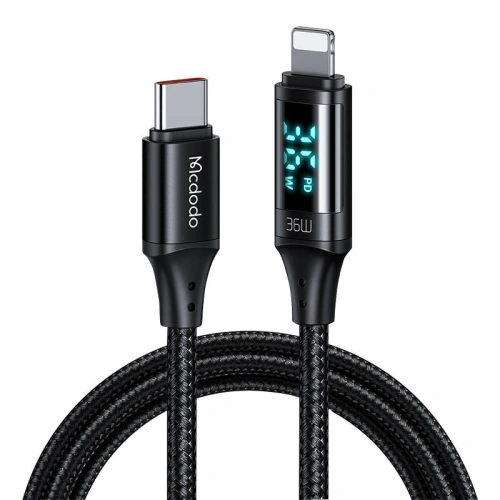 Kup Kábel Mcdodo CA-1030 USB-C/Lightning, 36W, 1.2m (fekete) - MDD37 - {ean13} - Sklep Home Screen