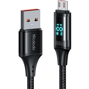Kup Kabel Mcdodo CA-1070 USB-A/microUSB, 3A, 1.2m (czarny) - MDD38 - {ean13} - Sklep Home Screen