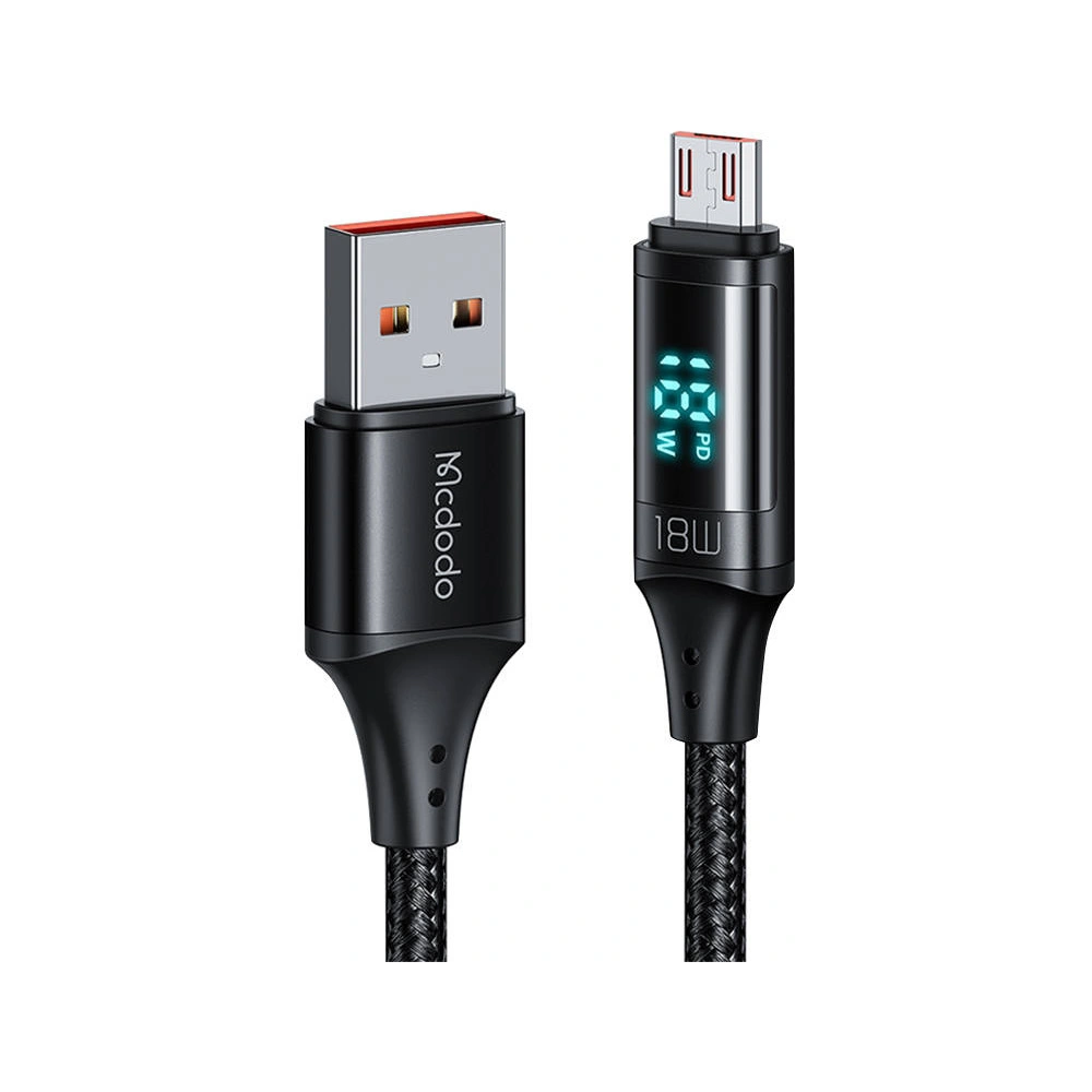 Kabel Mcdodo CA-1070 USB-A/microUSB, 3A, 1.2m (czarny)