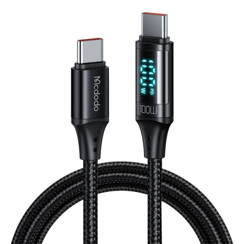 Kup Kabel Mcdodo CA-1100 USB-C/USB-C 100W, 1.2m (černý) - MDD39 - {ean13} - Sklep Home Screen