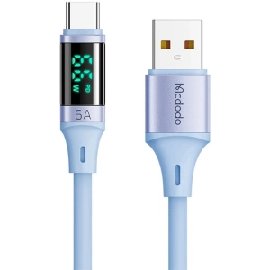 Kup Kabel, Mcdodo CA-1922 USB-A/USB-C 6A, 1.2m (niebieski) - MDD40 - {ean13} - Sklep Home Screen
