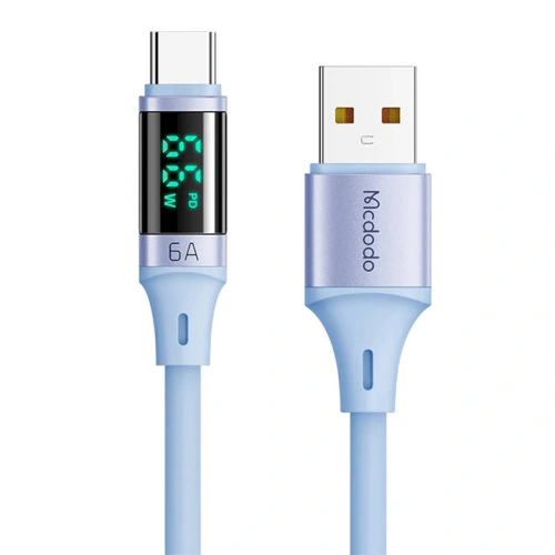 Kup Cablu, Mcdodo CA-1922 USB-A/USB-C 6A, 1.2m (albastru) - MDD40 - {ean13} - Sklep Home Screen