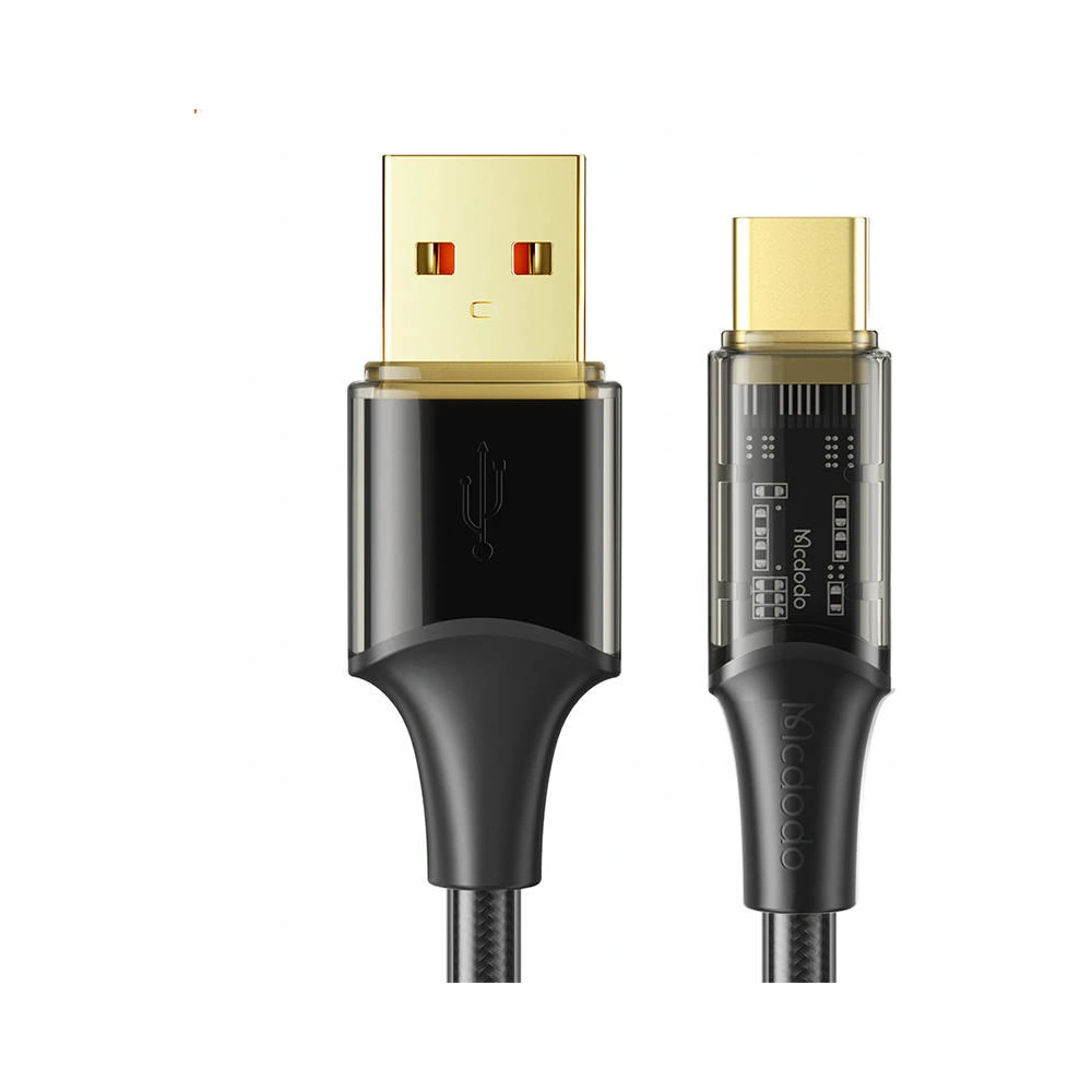 Kabel Mcdodo CA-2090 USB-A/USB-C 6A, 1.2m (czarny)