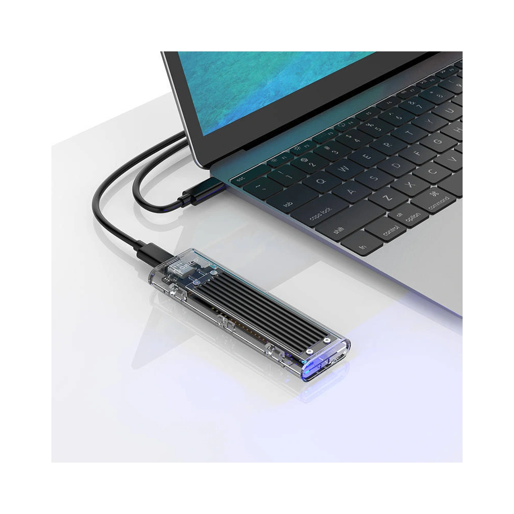 Obudowa dysku SDD M.2 Orico, NVME, USB-C 3.1 Gen.2, 10Gbps (czarna)