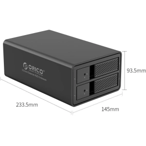 Kup Külső ház Orico 2 db 3,5 hüvelykes HDD-hez USB 3.0 B típusú - ORC48 - {ean13} - Sklep Home Screen