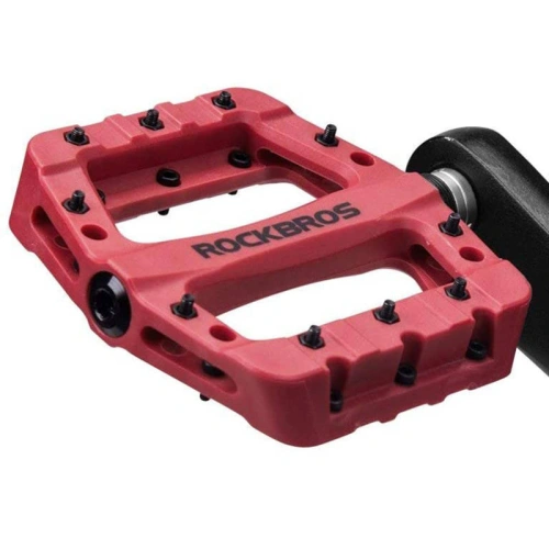 Buy Rockbros 2017-12CRD Bicycle pedals platform, nylon (red) - RBS22 - {ean13} - Home Screen Store Europe