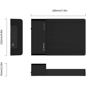 Kup Dokkoló állomás Orico 2,5/3,5 hüvelykes HDD-khez USB 3.1 Type C Gen2-vel - ORC51 - {ean13} - Sklep Home Screen