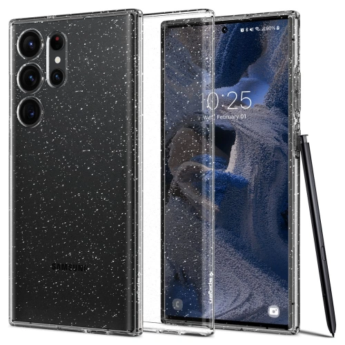 Kup Case Spigen Liquid Crystal Samsung Galaxy S23 Ultra Glitter Crystal - SPN2721 - {ean13} - Sklep Home Screen