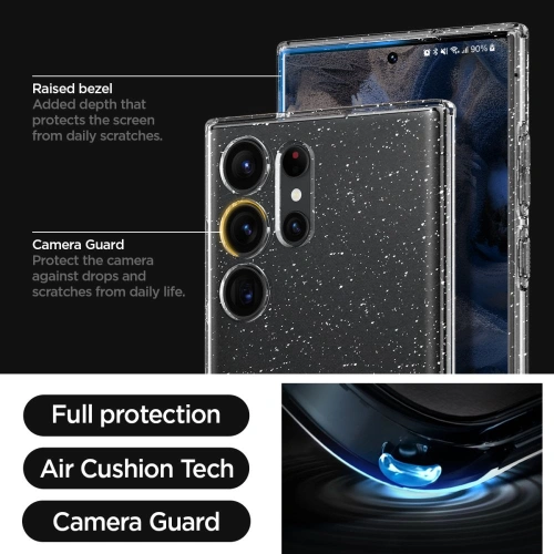 Kup Case Spigen Liquid Crystal Samsung Galaxy S23 Ultra Glitter Crystal - SPN2721 - {ean13} - Sklep Home Screen