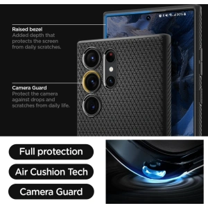 Kup Etui Spigen Liquid Air Samsung Galaxy S23 Ultra Matně černé - SPN2722 - {ean13} - Sklep Home Screen