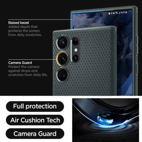 Kup Etui Spigen Liquid Air Samsung Galaxy S23 Ultra Abyss Zöld - SPN2723 - {ean13} - Sklep Home Screen