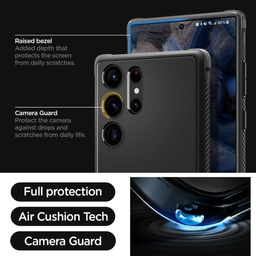 Kup Etui Spigen Rugged Armor Samsung Galaxy S23 Ultra Matte Black - SPN2724 - {ean13} - Sklep Home Screen