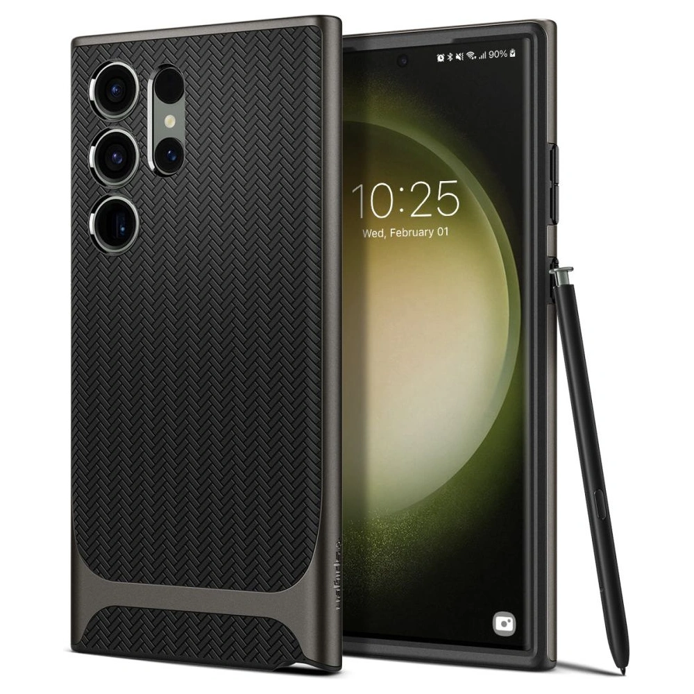 Etui Spigen Neo Hybrid Samsung Galaxy S23 Ultra Gunmetal