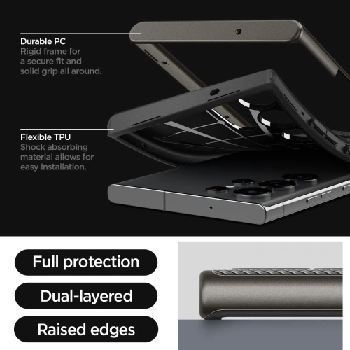 Kup Case Spigen Neo Hybrid Samsung Galaxy S23 Ultra Gunmetal - SPN2727 - {ean13} - Sklep Home Screen