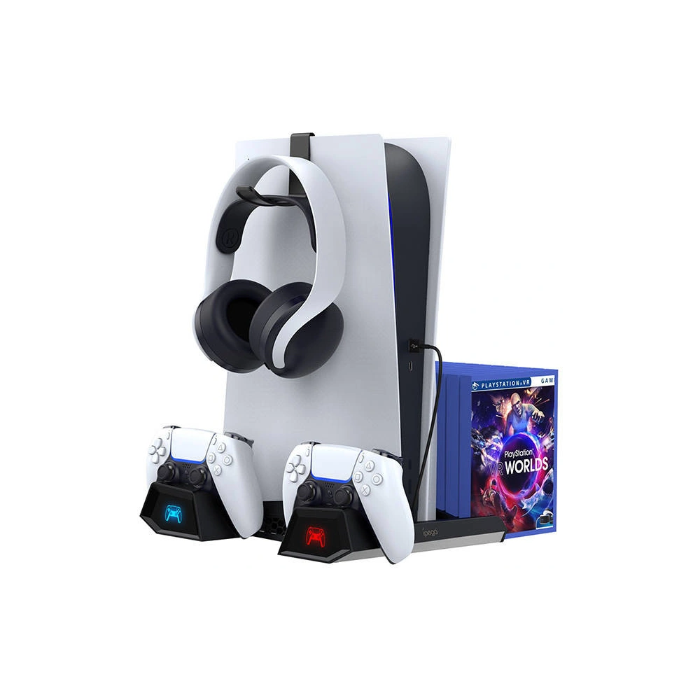 Wielofunkcyjna podstawka chłodząca do PS5 iPega PG-P5023 (czarna)