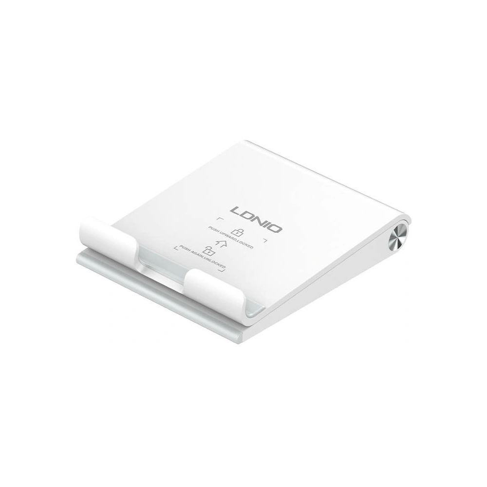 Podstawka stojak uchwyt LDNIO MG07 na telefon (biała)