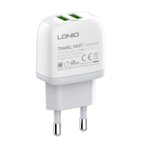 Kup Netzteil LDNIO A2219, 2x USB, 2.4A (weiß) - LDN37 - {ean13} - Sklep Home Screen