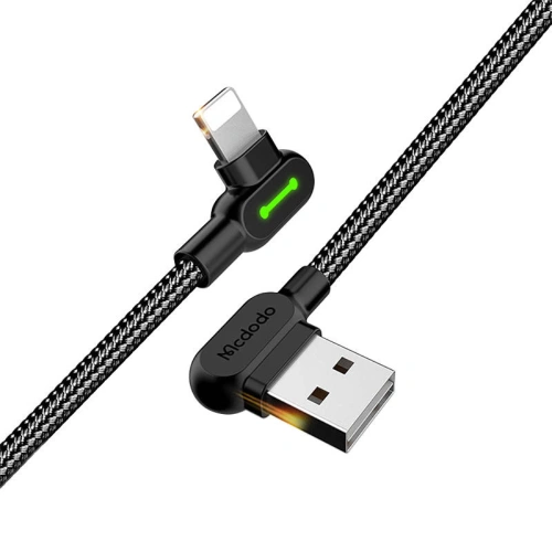 Kup Winkelkabel Mcdodo CA-4673 USB-A/Lightning, 1.8m (schwarz) - MDD43 - {ean13} - Sklep Home Screen