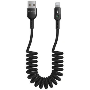 Kup Kabel sprężynowy Mcdodo CA-6410 USB-A/Lightning, 1.8m (czarny) - MDD45 - {ean13} - Sklep Home Screen