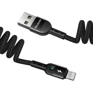 Kup Kabel sprężynowy Mcdodo CA-6410 USB-A/Lightning, 1.8m (czarny) - MDD45 - {ean13} - Sklep Home Screen