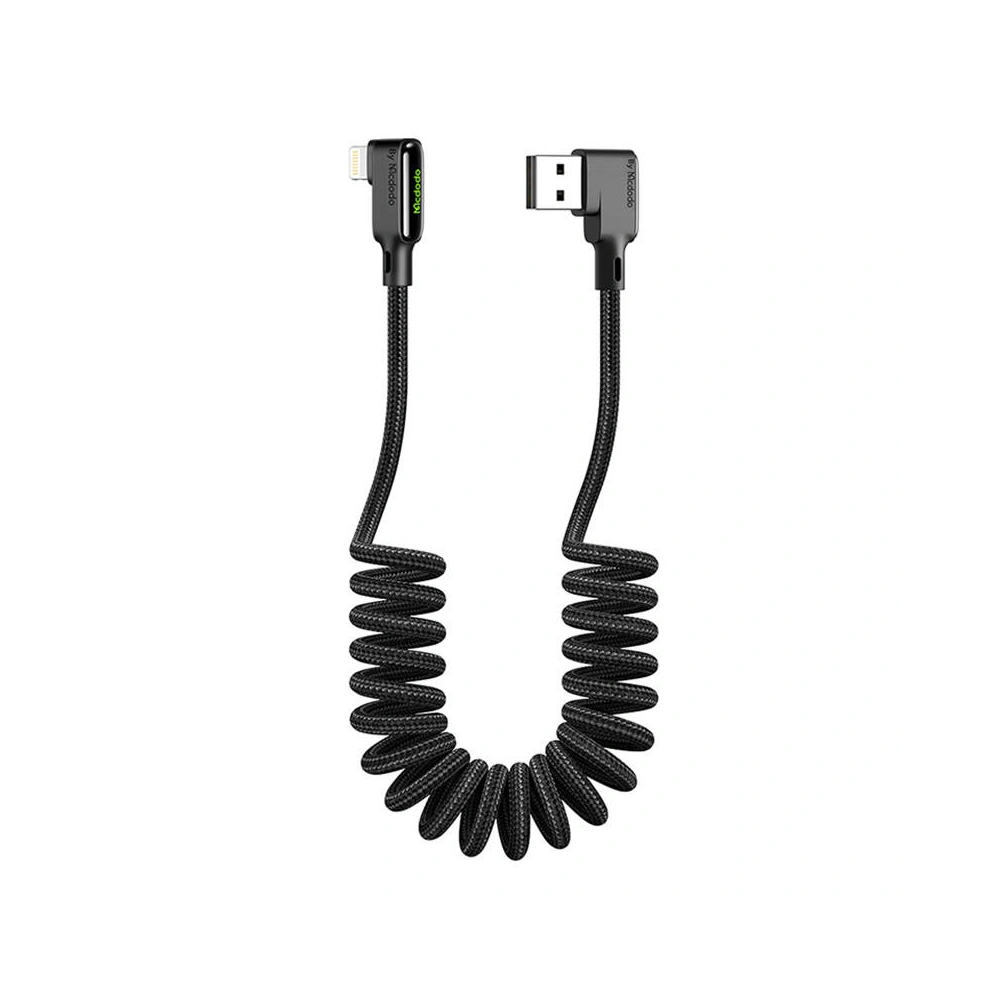 Kabel kątowy Mcdodo CA-7300 USB-A/Lightning, 1.8m (czarny)