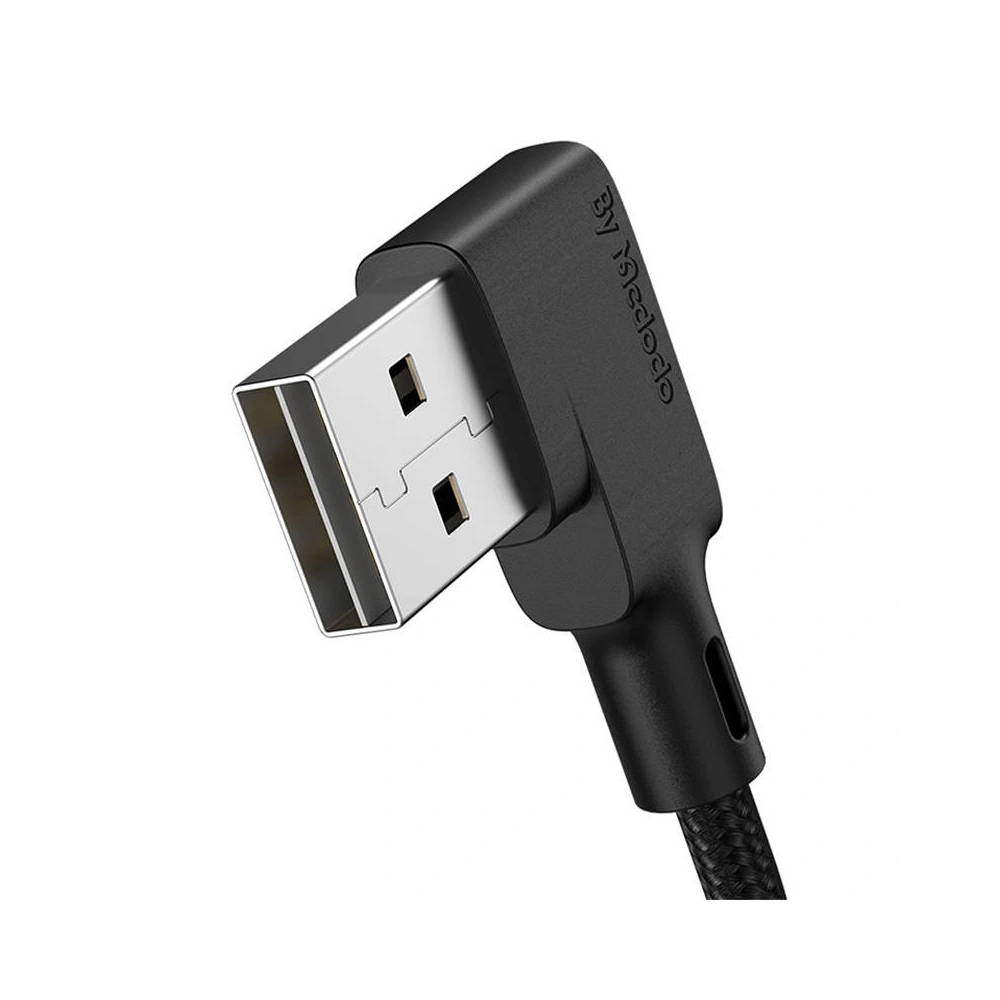 Kabel kątowy Mcdodo CA-7300 USB-A/Lightning, 1.8m (czarny)