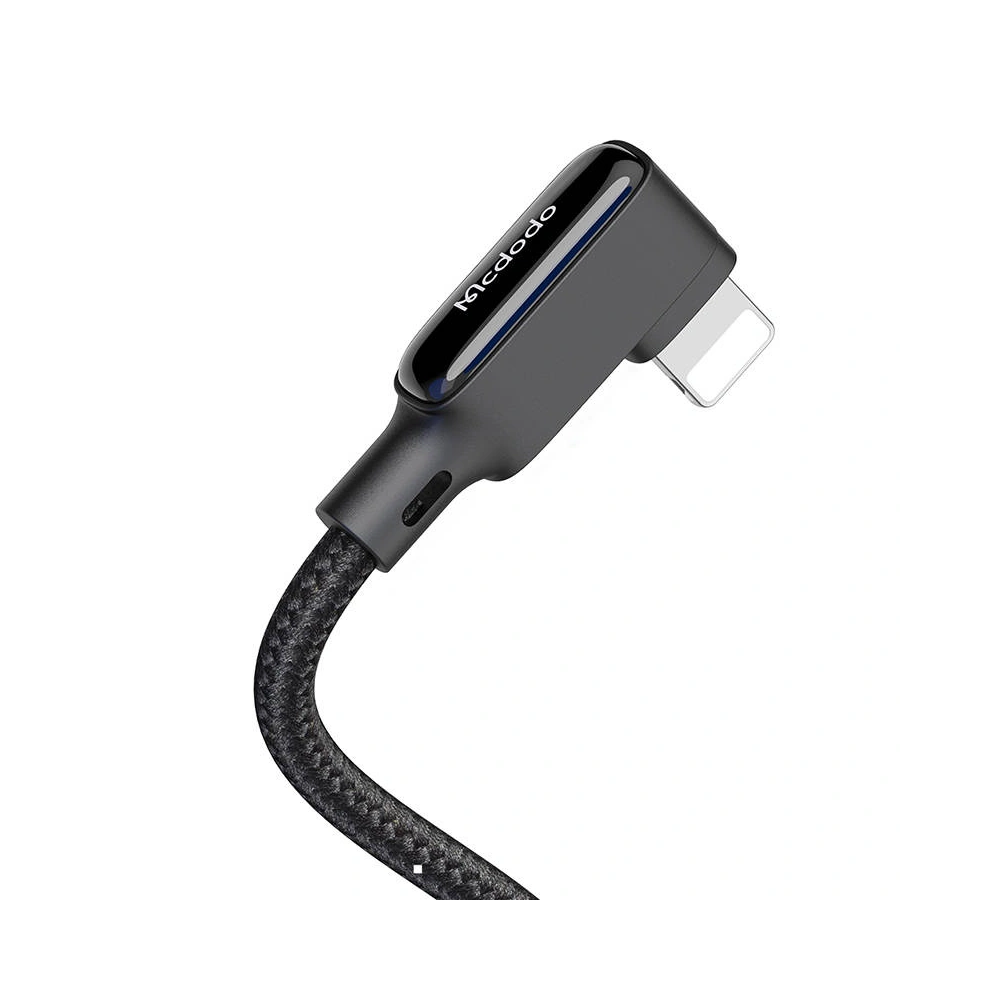 Kabel kątowy Mcdodo CA-7300 USB-A/Lightning, 1.8m (czarny)