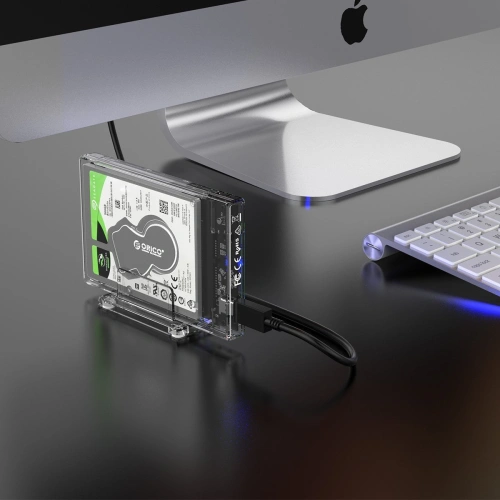 Kup Obal disku Orico HDD 2,5 palce s podstavcem, USB-C 3.1 + kabel (USB 3.0 na USB-C) - ORC58 - {ean13} - Sklep Home Screen