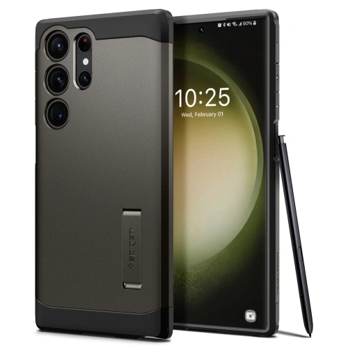 Kup Case Spigen Tough Armor Samsung Galaxy S23 Ultra Gunmetal - SPN2730 - {ean13} - Sklep Home Screen