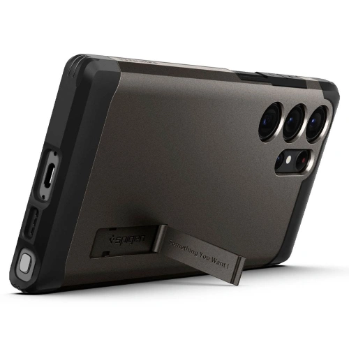 Kup Case Spigen Tough Armor Samsung Galaxy S23 Ultra Gunmetal - SPN2730 - {ean13} - Sklep Home Screen