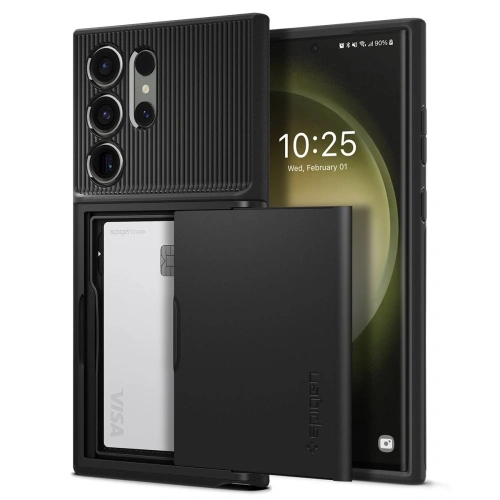 Kup Etui Spigen Slim Armor CS Samsung Galaxy S23 Ultra Černá - SPN2734 - {ean13} - Sklep Home Screen