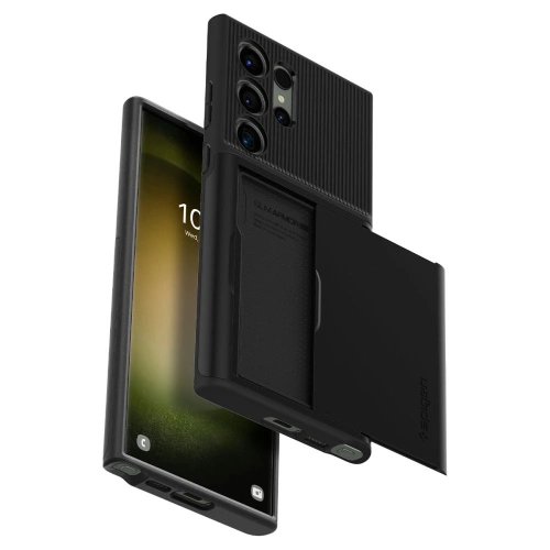 Kup Etui Spigen Slim Armor CS Samsung Galaxy S23 Ultra Black - SPN2734 - {ean13} - Sklep Home Screen