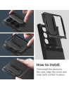 Kup Case Spigen Optik Armor Samsung Galaxy S23 Ultra Schwarz - SPN2735 - {ean13} - Sklep Home Screen